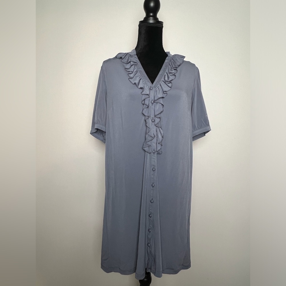 Daisy Fuentes Blue Shift Dress - Size M
